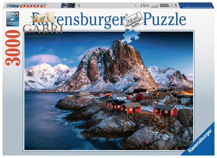 RAVENSBURGER Puzzle Hamnoy, Lofoty 3000 dílků