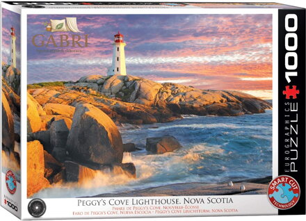 EUROGRAPHICS Puzzle Maják Peggy's Cove, Nové Skotsko 1000 dílků