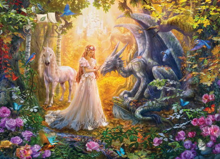 EUROGRAPHICS Puzzle Princeznina zahrada XL 500 dílků