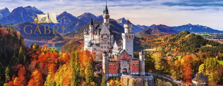 RAVENSBURGER Panoramatické puzzle Zámek Neuschwanstein 1000 dílků