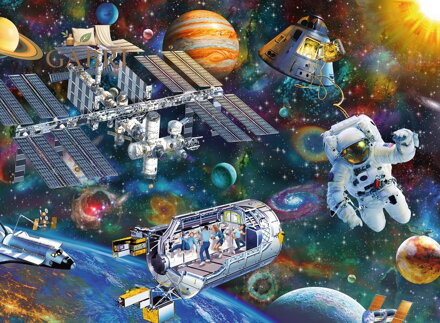 RAVENSBURGER Puzzle Vesmírný průzkum XXL 200 dílků