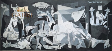 EDUCA Panoramatické puzzle Guernica, Pablo Picasso 3000 dílků