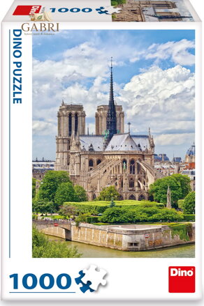 DINO Puzzle Katedrála Notre-Dame, Francie 1000 dílků