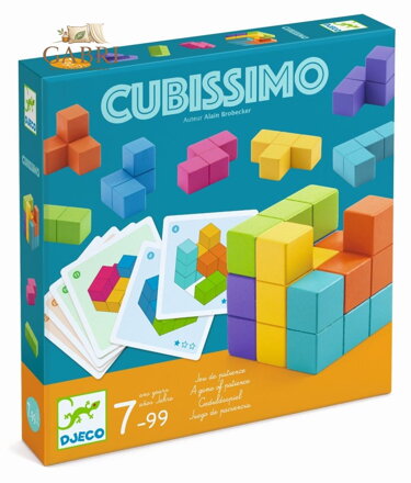 DJECO Dřevěný hlavolam Cubissimo