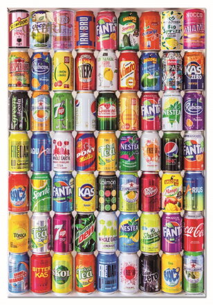 EDUCA Puzzle Plechovky 500 dílků