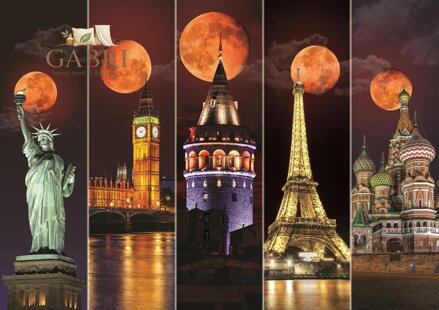 ART PUZZLE Puzzle Rudý měsíc 1500 dílků