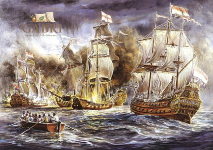 ART PUZZLE Puzzle Lodní bitva 1500 dílků