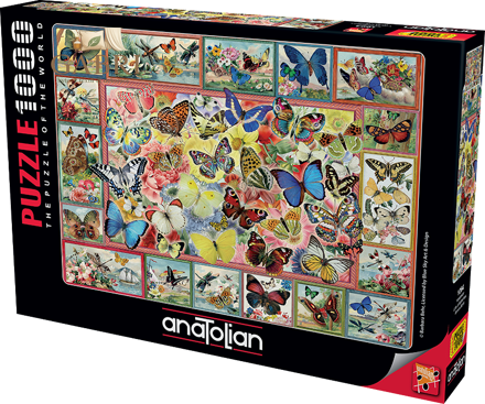 ANATOLIAN Puzzle Spousta motýlů 1000 dílků