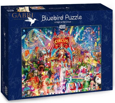 BLUEBIRD Puzzle Noc v cirkusu 4000 dílků