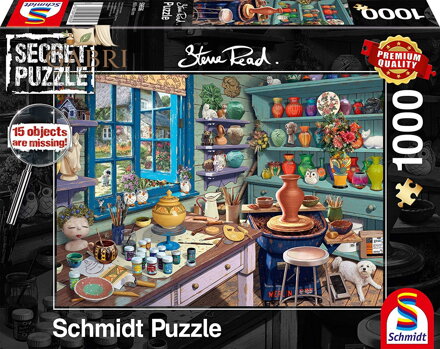SCHMIDT Secret puzzle Hrnčířská dílna 1000 dílků