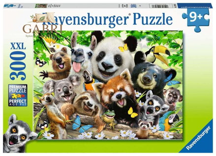 RAVENSBURGER Puzzle Zvířecí selfie XXL 300 dílků