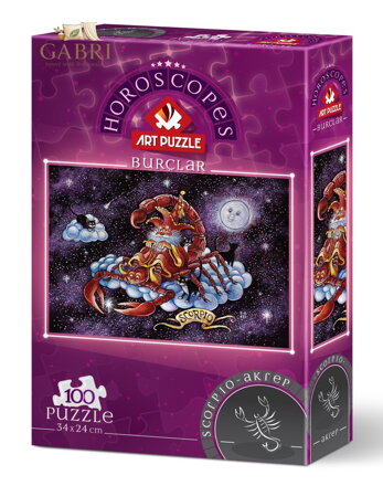 ART PUZZLE Puzzle Znamení zvěrokruhu: Štír 100 dílků