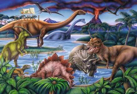 RAVENSBURGER Puzzle Dinosauři 35 dílků