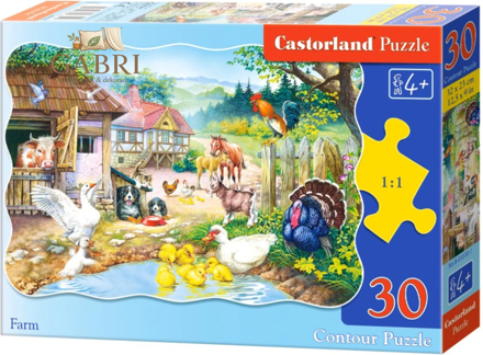 CASTORLAND Puzzle Farma 30 dílků