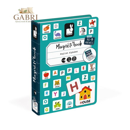 JANOD Magnetibook Anglická abeceda
