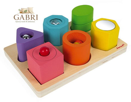 JANOD Vkládačka Tvary a zvuky