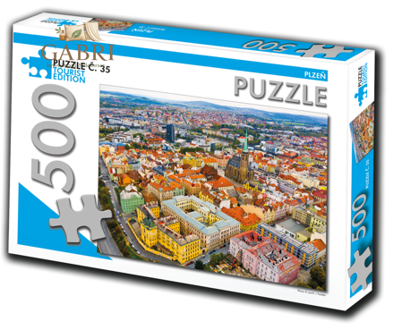 TOURIST EDITION Puzzle Plzeň 500 dílků (č.35)