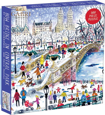 GALISON Čtvercové puzzle Bow Bridge v Central parku 500 dílků