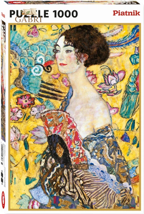 PIATNIK Puzzle Dáma s vějířem 1000 dílků