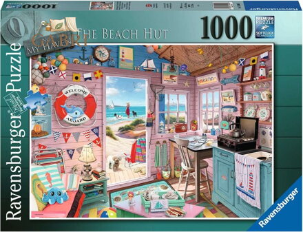 RAVENSBURGER Puzzle My Haven č.7: Plážový domek 1000 dílků