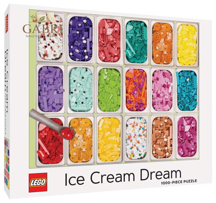 CHRONICLE BOOKS Puzzle LEGO® Ice Cream Dream 1000 dílků
