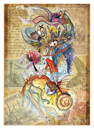 ANATOLIAN Puzzle Čerokézká dívka cestující světem 1500 dílků