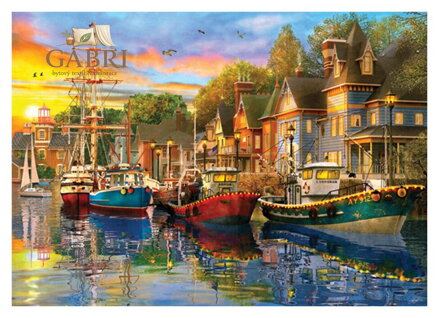 ANATOLIAN Puzzle Světla v přístavu 1500 dílků