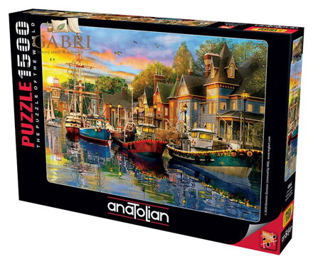 ANATOLIAN Puzzle Světla v přístavu 1500 dílků
