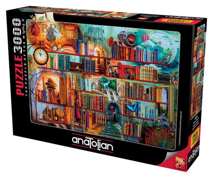 ANATOLIAN Puzzle Tajemná knihovna 3000 dílků