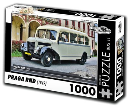 RETRO-AUTA Puzzle BUS č.11 Praga RND (1949) 1000 dílků