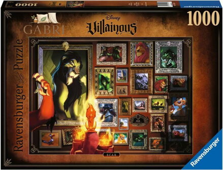 RAVENSBURGER Puzzle Disney Villainous: Scar 1000 dílků