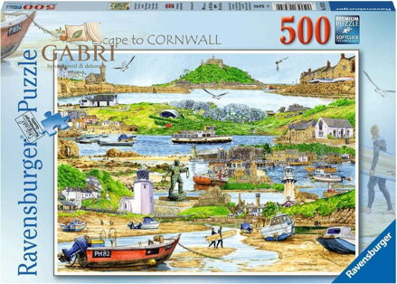 RAVENSBURGER Puzzle Útěk do Cornwallu 500 dílků