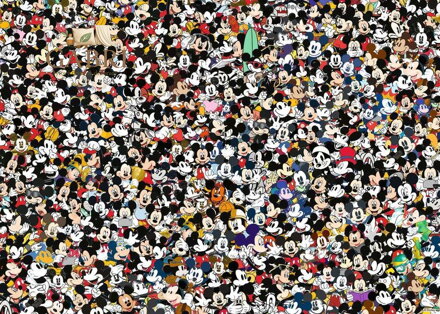 RAVENSBURGER Puzzle Challenge: Mickey Mouse 1000 dílků