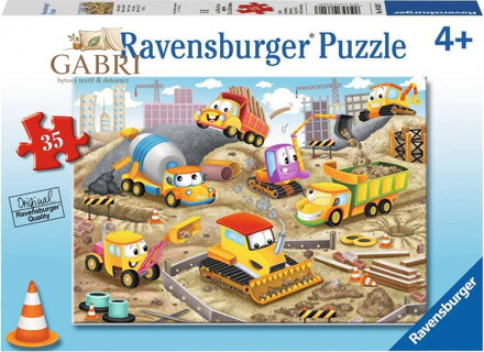 RAVENSBURGER Puzzle Zvedněte střechu! 35 dílků