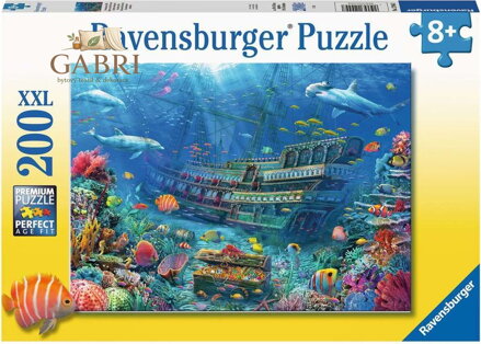 RAVENSBURGER Puzzle Potopená loď XXL 200 dílků