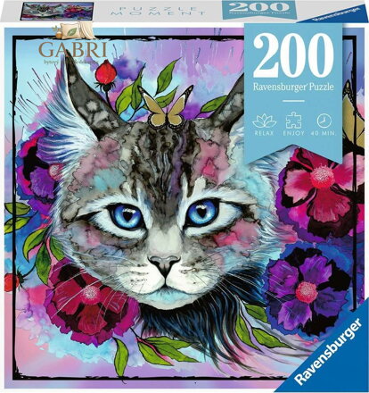 RAVENSBURGER Puzzle Moment: Kočka 200 dílků