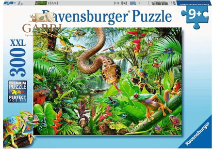 RAVENSBURGER Puzzle Území plazů a obojživelníků XXL 300 dílků