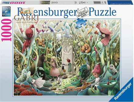 RAVENSBURGER Puzzle Skrytá zahrada 1000 dílků