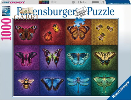 RAVENSBURGER Puzzle Krásné okřídlené věci 1000 dílků