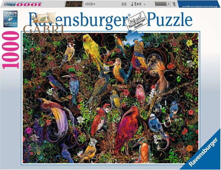 RAVENSBURGER Puzzle Ptáci v umění 1000 dílků
