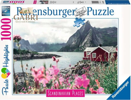 RAVENSBURGER Puzzle Reine, Lofoty 1000 dílků