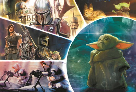 TREFL Puzzle The Mandalorian: Baby Yoda 100 dílků