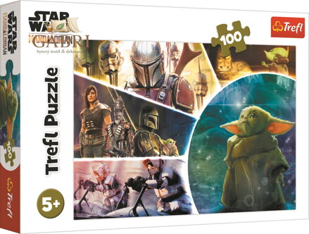 TREFL Puzzle The Mandalorian: Baby Yoda 100 dílků