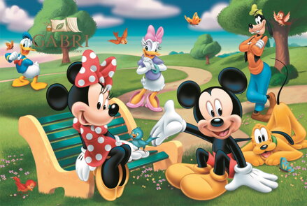 TREFL Puzzle Mickey Mouse: Mezi přáteli MAXI 24 dílků