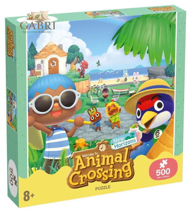 WINNING MOVES Puzzle Zábava v Animal Crossing 500 dílků