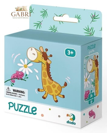 DODO Puzzle Žirafa 16 dílků