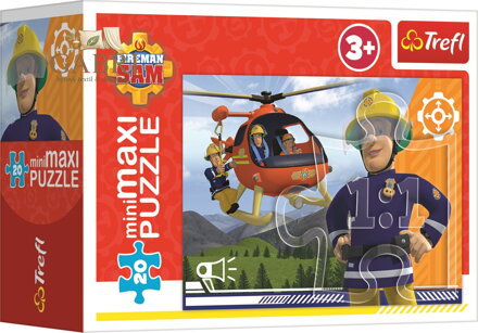 TREFL Puzzle Požárník Sam: Ve vzduchu 20 dílků