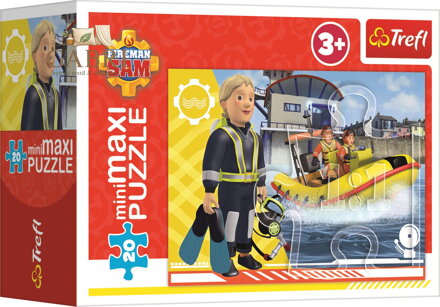 TREFL Puzzle Požárník Sam: Na vodě 20 dílků