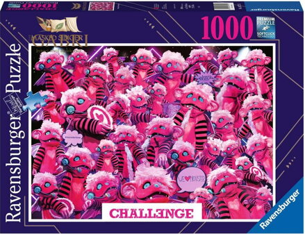 RAVENSBURGER Puzzle Challenge: Masked Singer Monster 1000 dílků