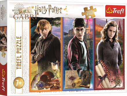 TREFL Puzzle Harry Potter: Ve světě magie a kouzel 200 dílků